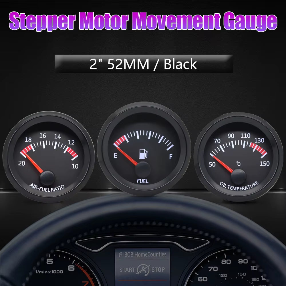 Reloj medidor universal 52 mm para coche