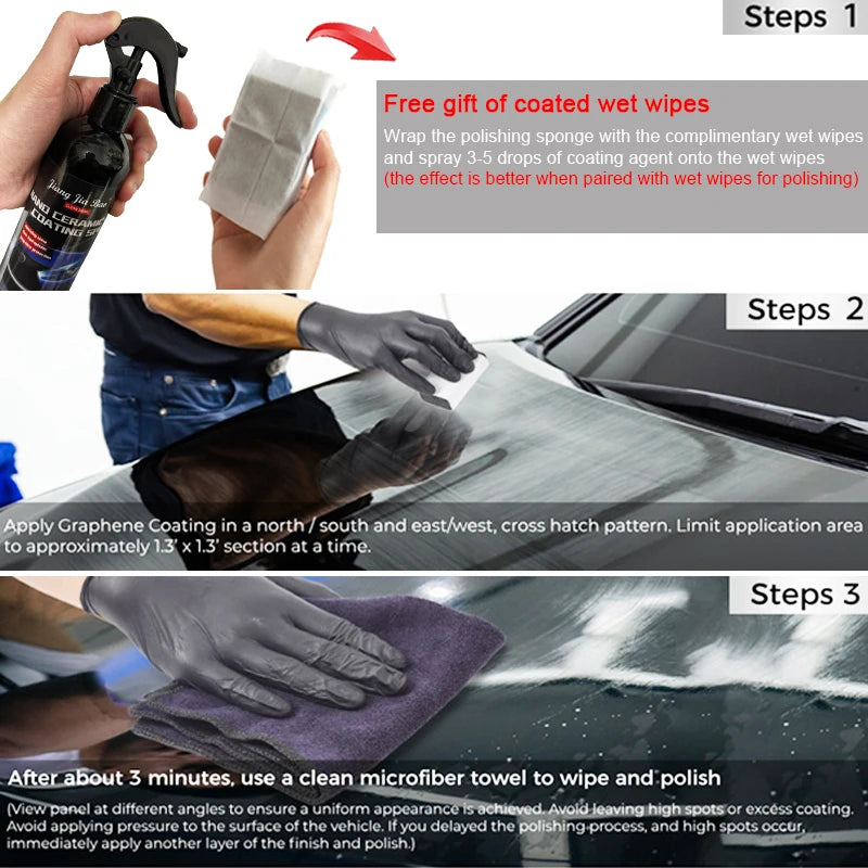 Spray sellante cerámico para brillo e hidrofóbico del coche