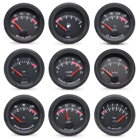 Reloj medidor universal 52 mm para coche