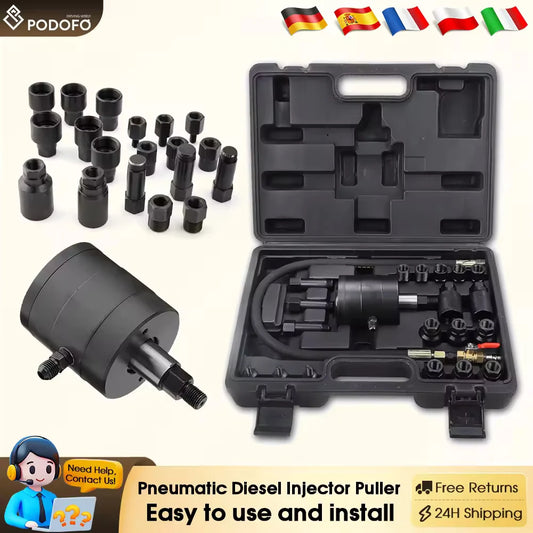 Extractor neumático de inyectores diésel 21 piezas