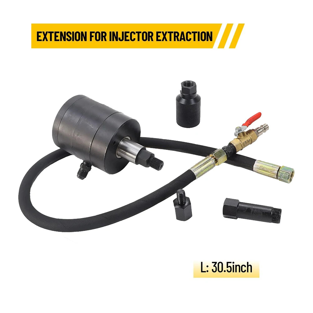 Extractor neumático de inyectores diésel 21 piezas