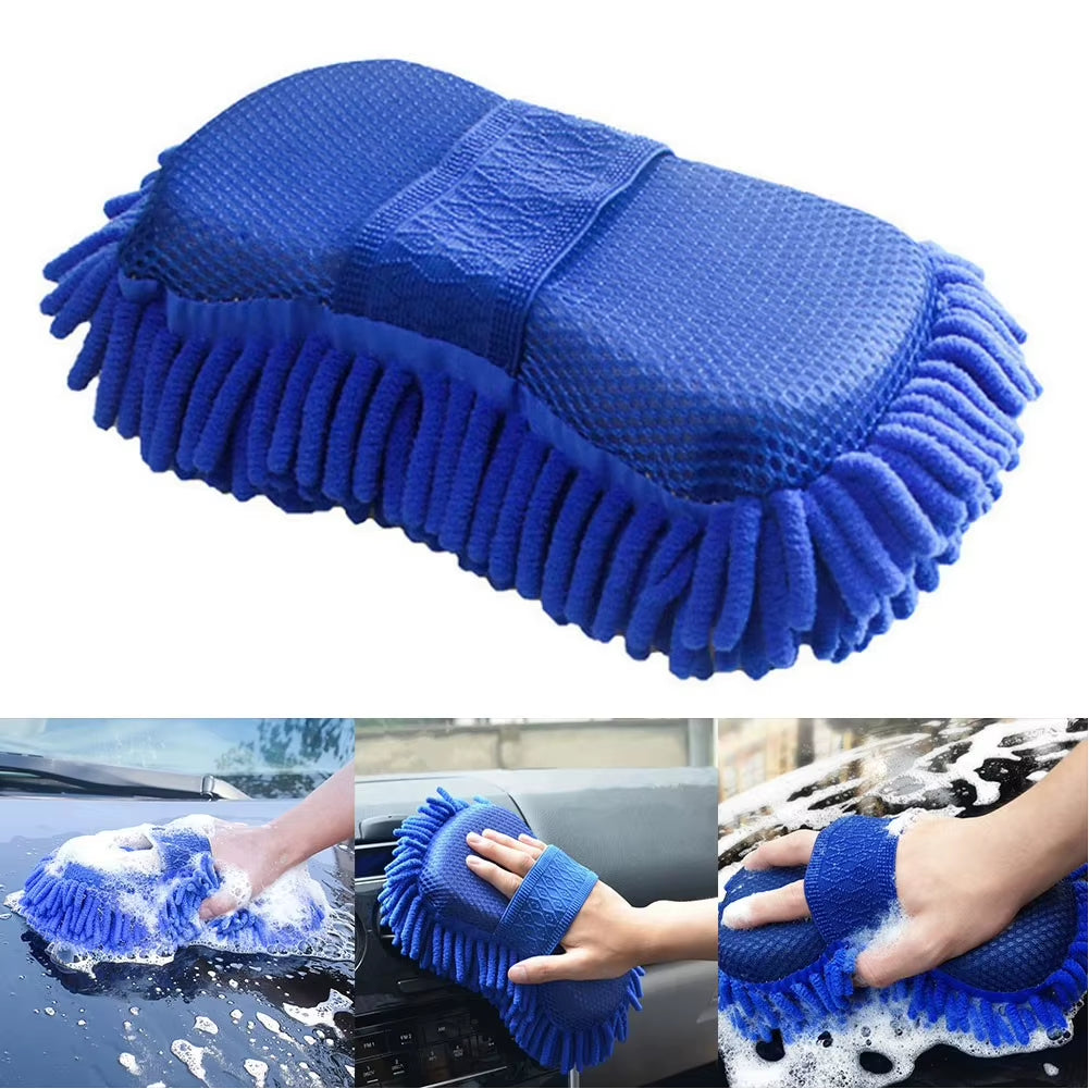 Guante de lavado de microfibra para coche
