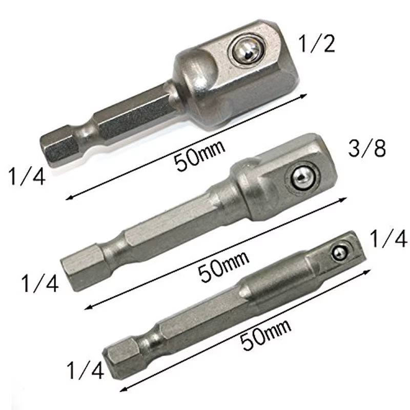 Adaptadores para vasos de carraca y taladro
